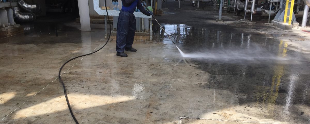 High-Pressure Water Cleaning